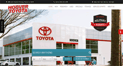 Desktop Screenshot of hoovertoyota.com